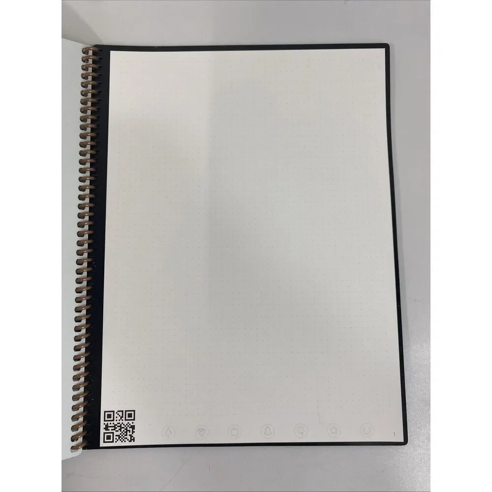 Rocketbook EVR-LR Reusable Wirebound‎ Notebook - Blue 8.5” X 11”